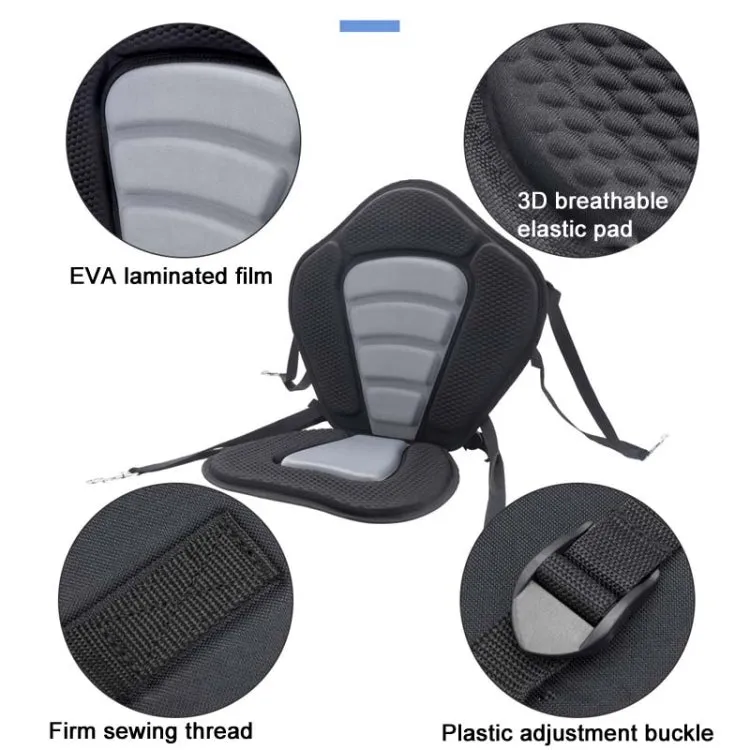 Surfboard Backrest Cushion Removable Adjustable Kayak Seat