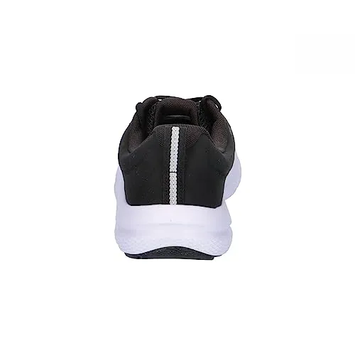 Under Armour Men's Charged Assert 10 Running Shoe, (001) Black/Black/White, 10.5