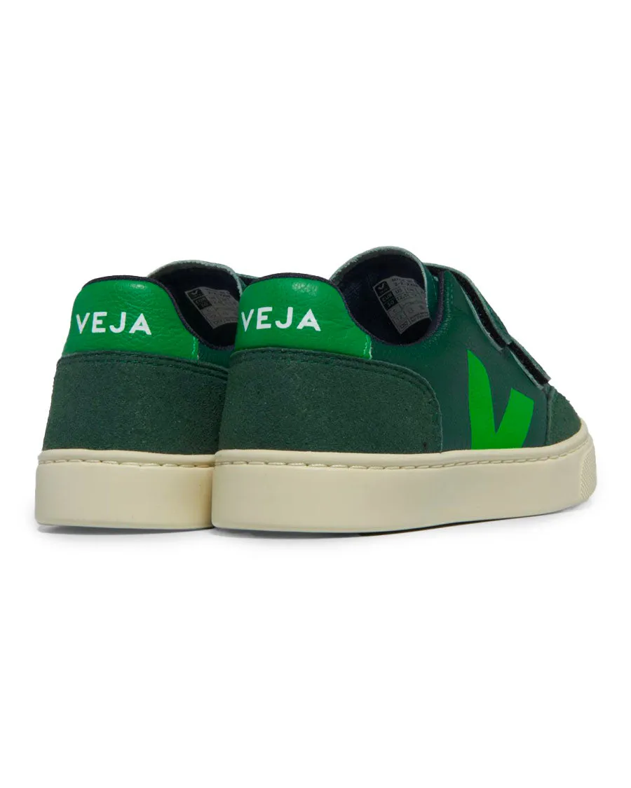 V-12 Leather Sneakers - Poker Absinthe
