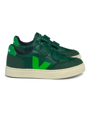 V-12 Leather Sneakers - Poker Absinthe