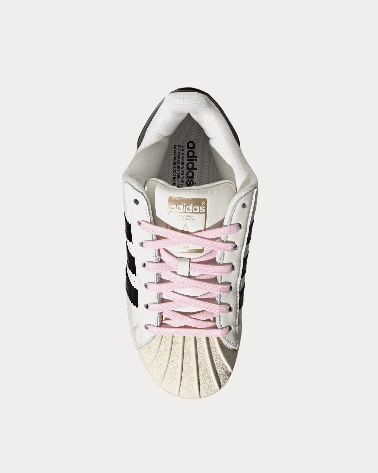 Virgina Superstar Core White / Cream White / Core Black Low Top Sneakers