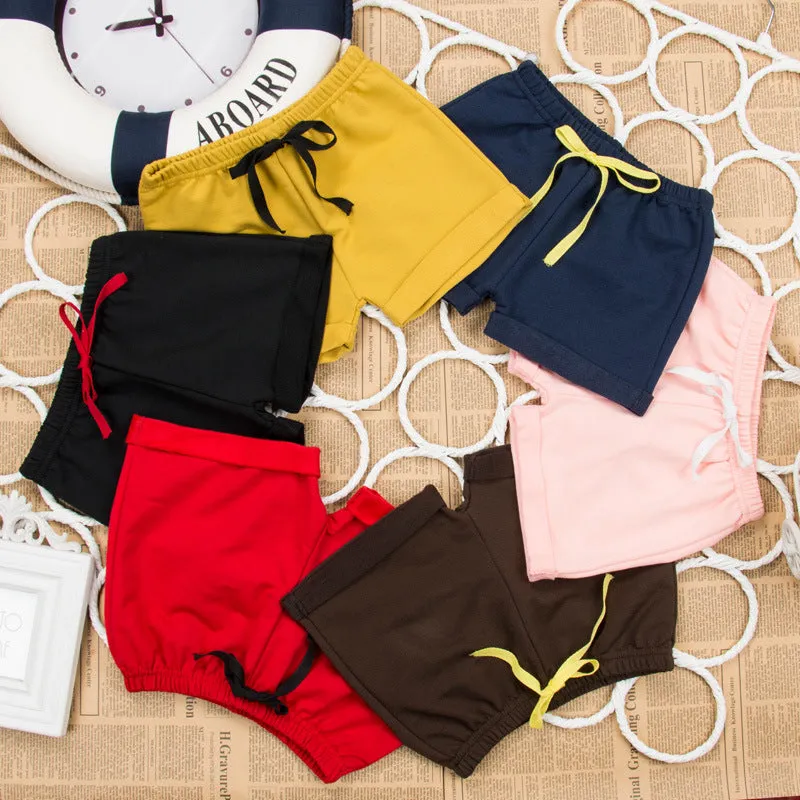 xiangtuibao  Summer Children's Cotton Hot Pants Baby Outerwear Shorts Boys and Girls Fifth Pants Full Medium Small Children's Clothing Thin Beach Pants