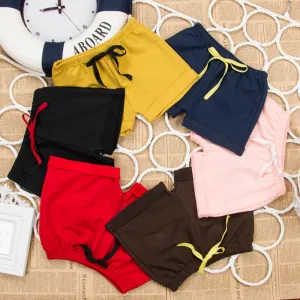 xiangtuibao  Summer Children's Cotton Hot Pants Baby Outerwear Shorts Boys and Girls Fifth Pants Full Medium Small Children's Clothing Thin Beach Pants