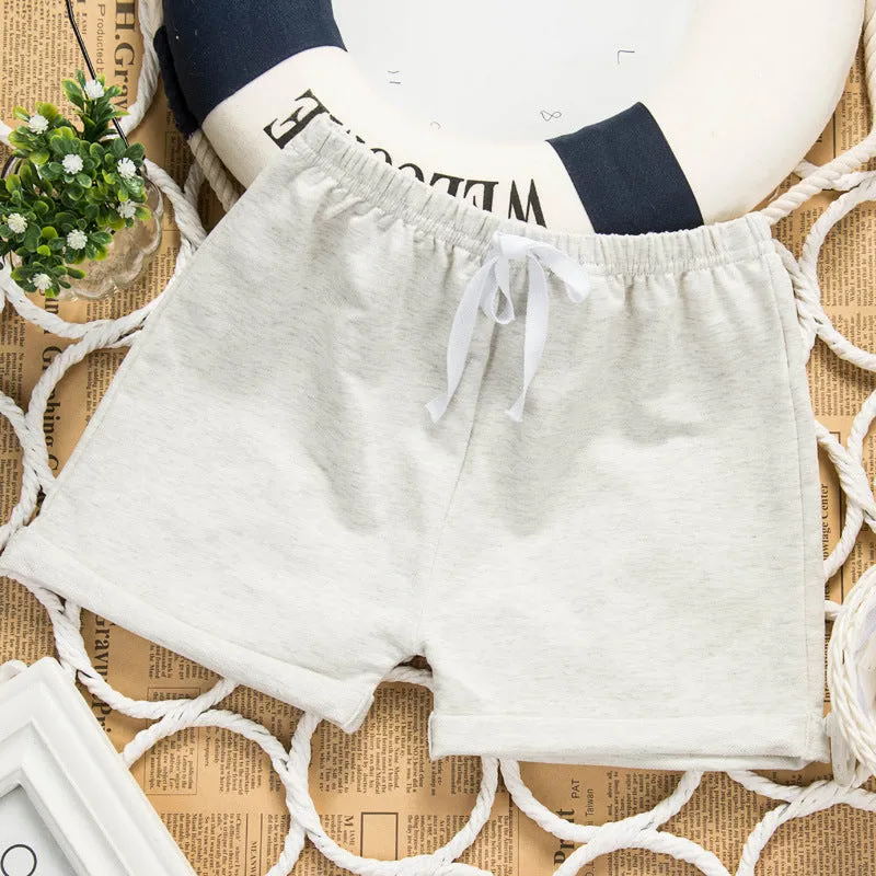 xiangtuibao  Summer Children's Cotton Hot Pants Baby Outerwear Shorts Boys and Girls Fifth Pants Full Medium Small Children's Clothing Thin Beach Pants